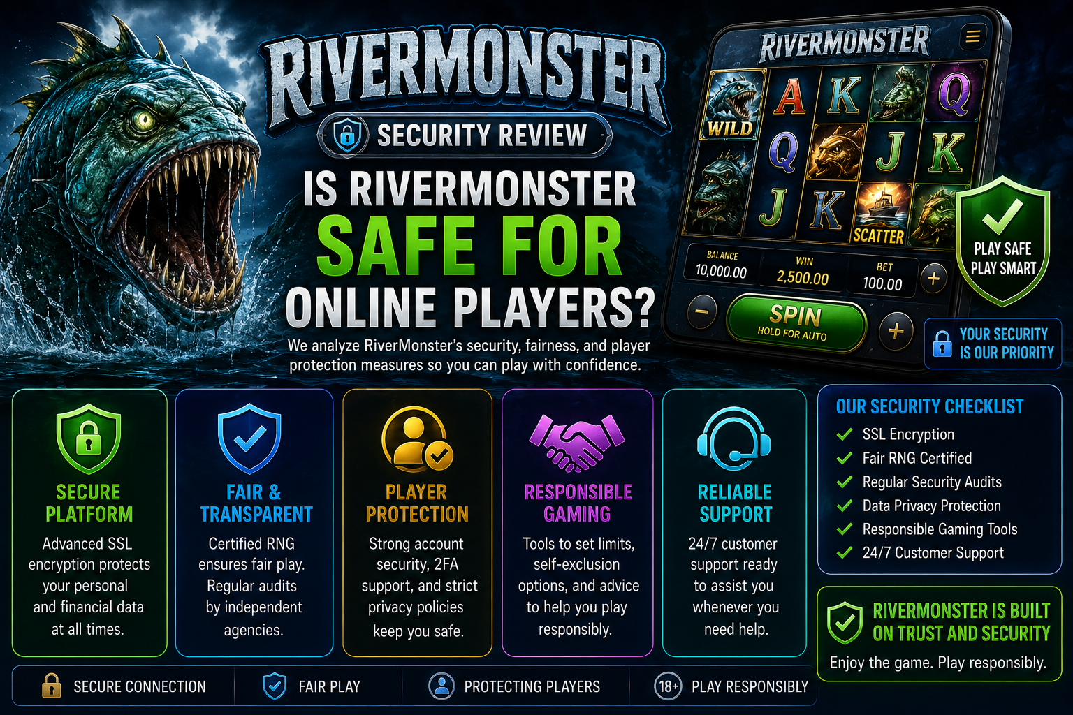 RiverMonster Security Review: Is RiverMonster Safe for Online Players?